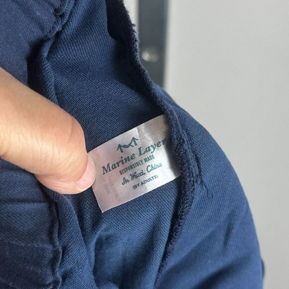 Marine Layer Paperbag Waist Wide Leg Flare Pants Tencel Cotton Womens Size Small - Picture 3 of 6